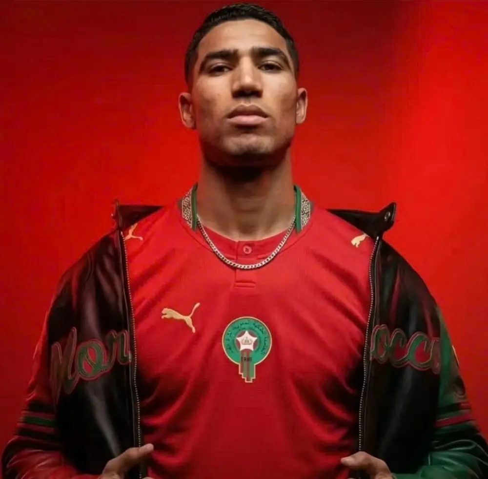 Alternative view of Áo Puma Morocco 2026 Home Jersey 'Fast Red' 783317-01
