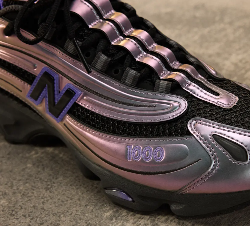 Giày New Balance 1000 'Faded Black Electric Indigo' U10004WR - Ảnh 8