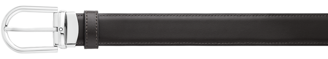 Alternative view of Thắt Lưng MontBlanc Horseshoe Buckle 'Black' 128757