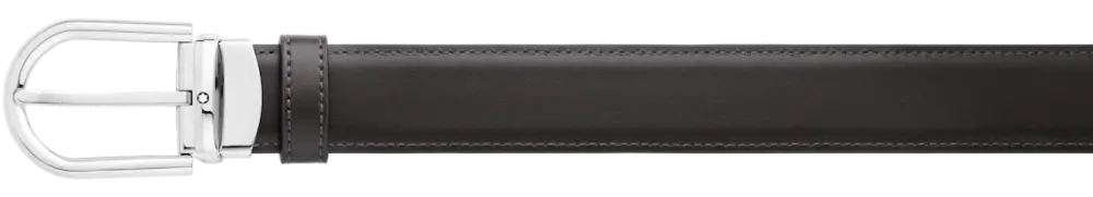 Alternative view of Thắt Lưng MontBlanc Horseshoe Buckle 'Black' 128757