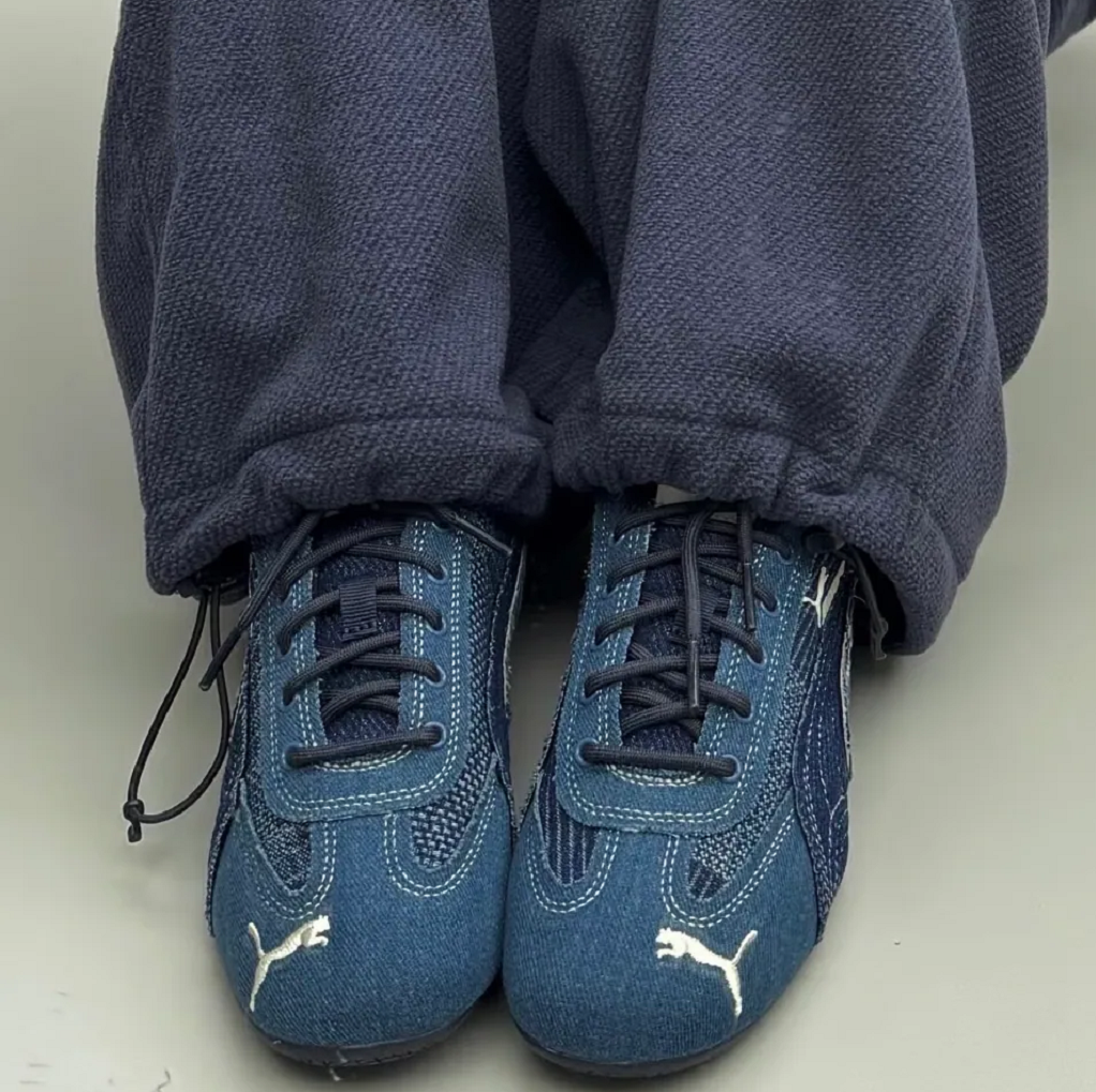 Alternative view of Giày Puma Speedcat Crafted Denim ‘Blue’ 408129-01