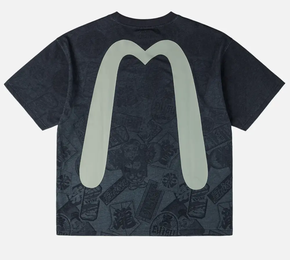 Áo Evisu Signature Graphic ‘Black’ 2ESHTM6TS1076RXCT - Ảnh 6