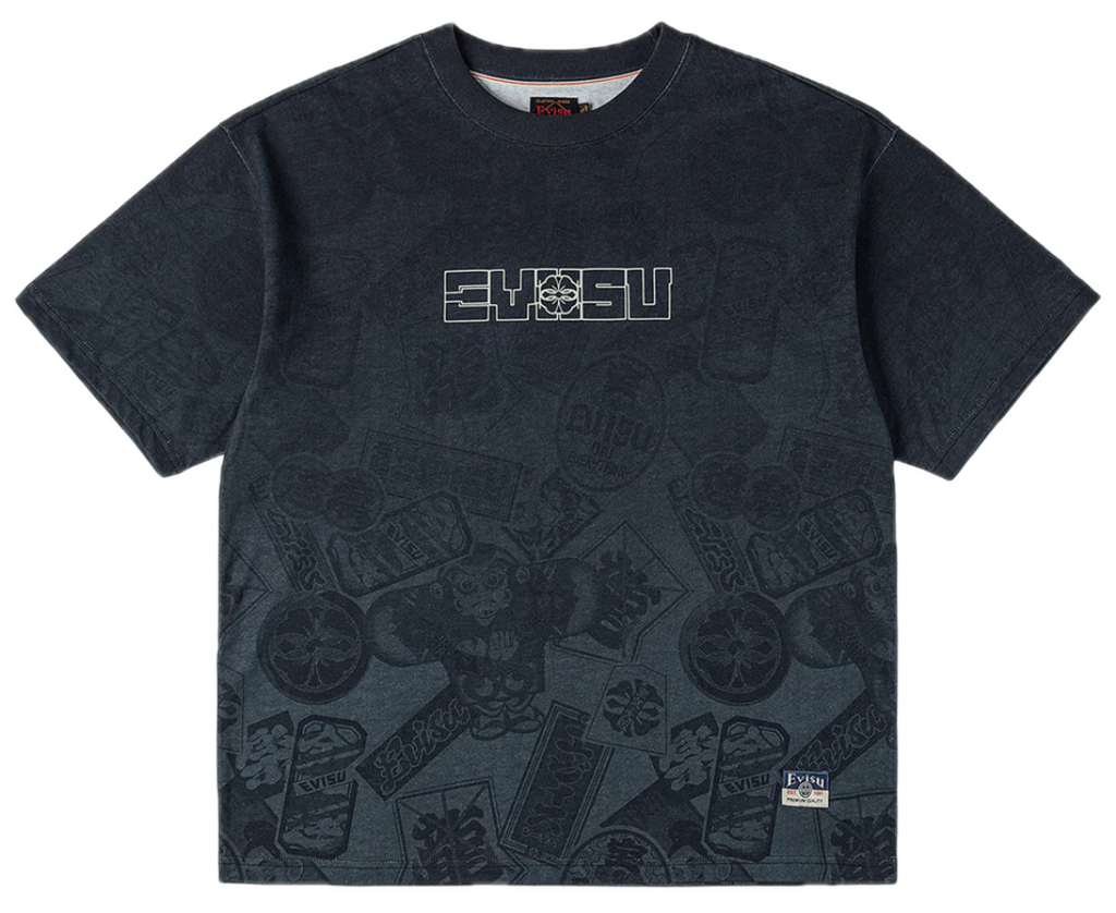 Áo Evisu Signature Graphic ‘Black’ 2ESHTM6TS1076RXCT