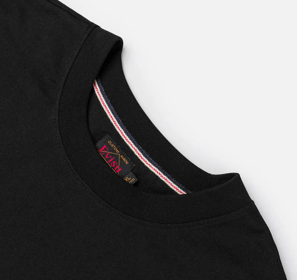 Áo Evisu Hand-Brushed Daicock ‘Black’ 2ESHTM6TS1090RXCT - Ảnh 5