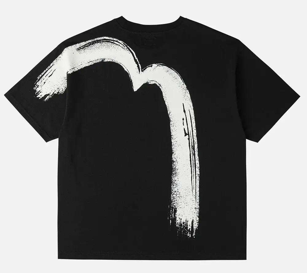 Áo Evisu Hand-Brushed Daicock ‘Black’ 2ESHTM6TS1090RXCT - Ảnh 6