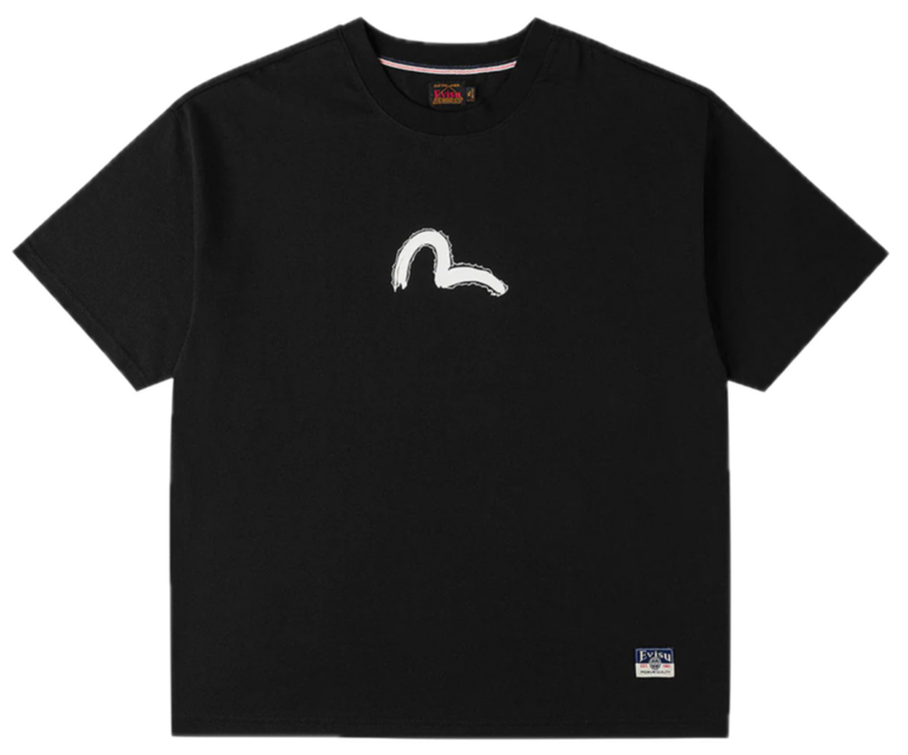 Áo Evisu Hand-Brushed Daicock ‘Black’ 2ESHTM6TS1090RXCT