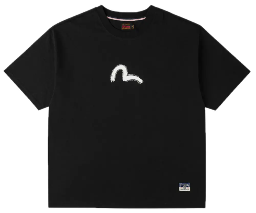 Áo Evisu Hand-Brushed Daicock ‘Black’ 2ESHTM6TS1090RXCT