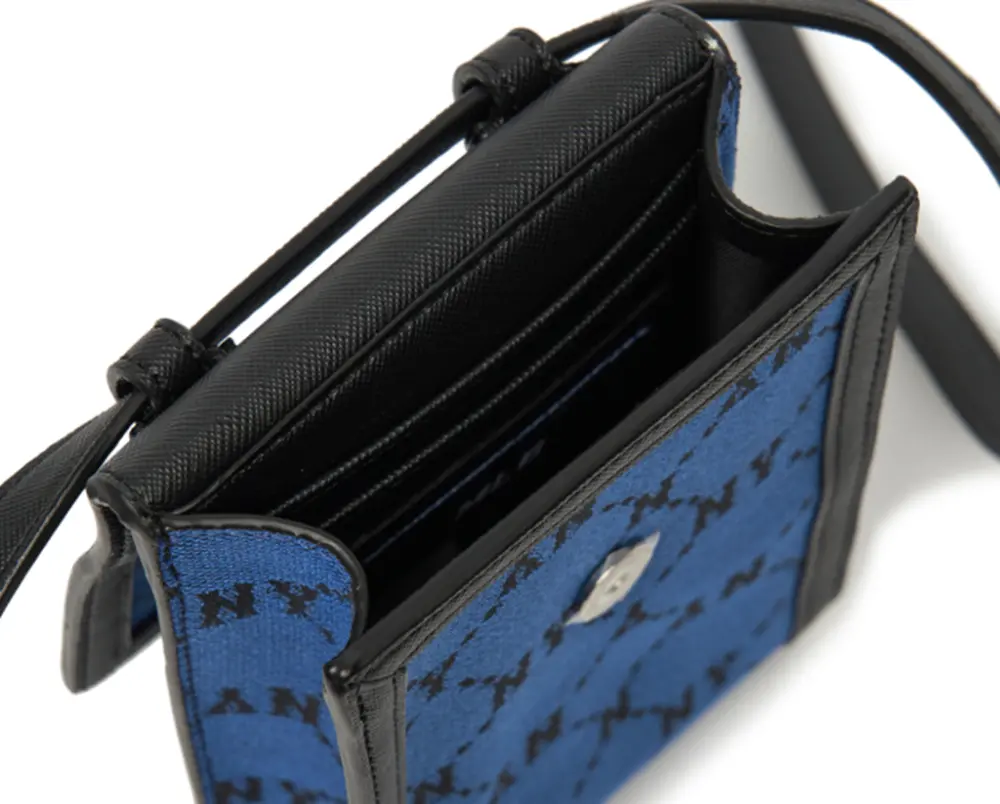 Túi MLB Monogram Diamond Jacquard ‘Blue’ - Ảnh 6