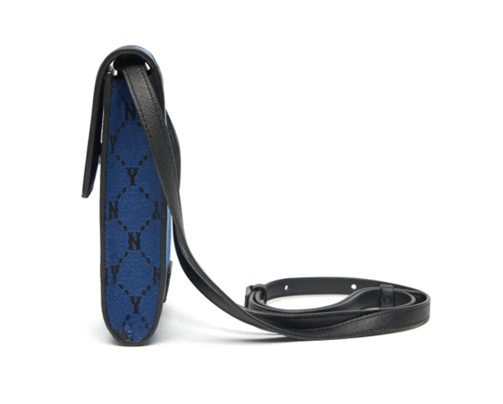 Túi MLB Monogram Diamond Jacquard ‘Blue’ - Ảnh 5