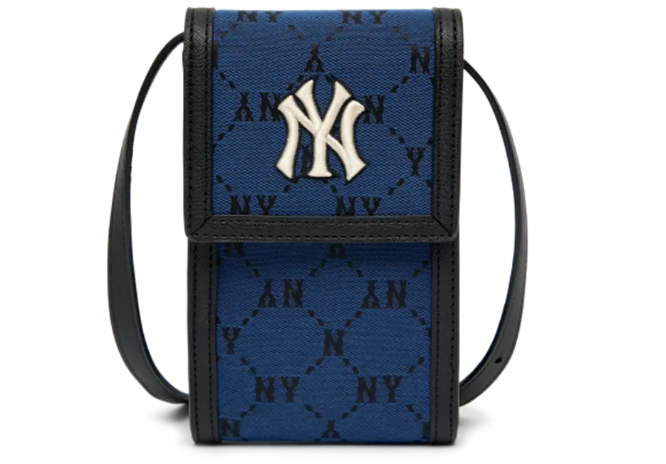 Túi MLB Monogram Diamond Jacquard ‘Blue’