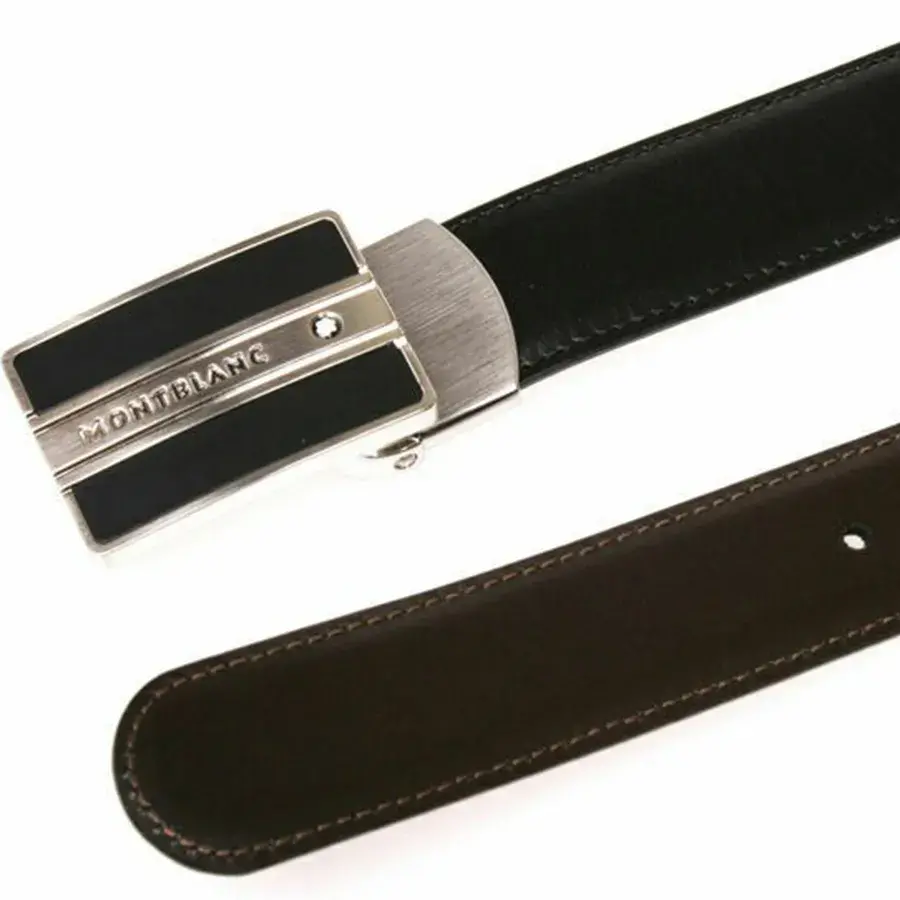 Thắt Lưng MontBlanc Belt Reversible 'Black' 38156 - Ảnh 4