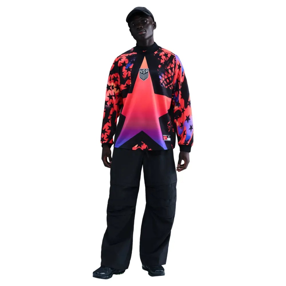 Alternative view of Áo Nike USA Goalkeeper Jersey ‘Black Bright Crimson’ IO0786-010