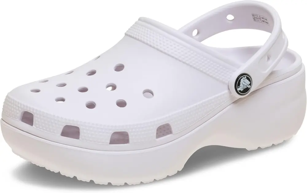 Dép Crocs Classic Platform Clog ‘White’ 206750-5DK - Ảnh 4