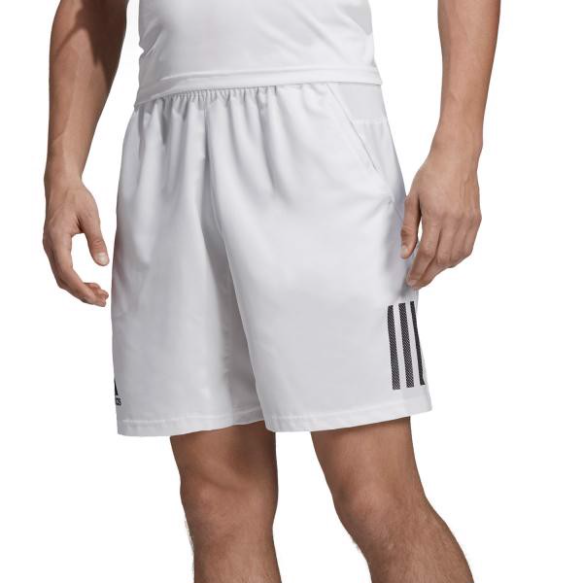 Alternative view of Quần Adidas Club 3 Stripes 9 Inch Shorts White DP0302