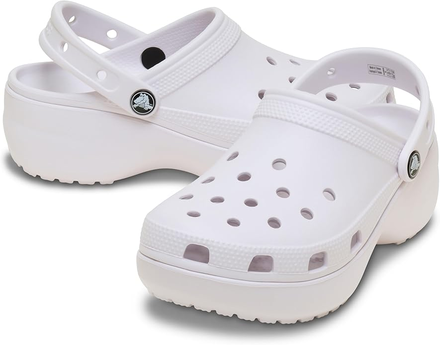 Alternative view of Dép Crocs Classic Platform Clog ‘White’ 206750-5DK
