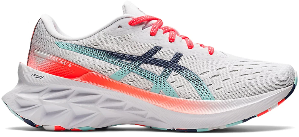 Giày Asics Novablast 2 'White Coral Seafoam' 1012B152-960