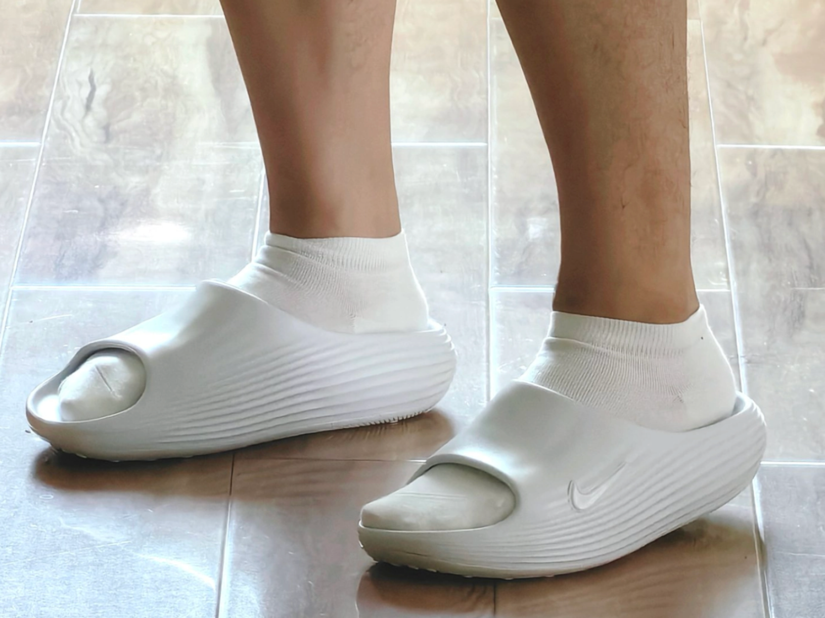 Alternative view of Dép Nike ReactX Rejuven8 Slide ‘Pure Platinum’ HV4484-002