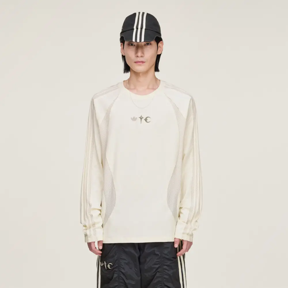 Alternative view of Áo Adidas Thug Club Long Sleeve ‘Cream White’ KC2198