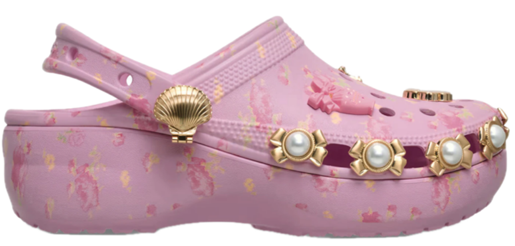 Dép Crocs Classic Platform Clog ‘LoveShackFancy’ 212788-6GD