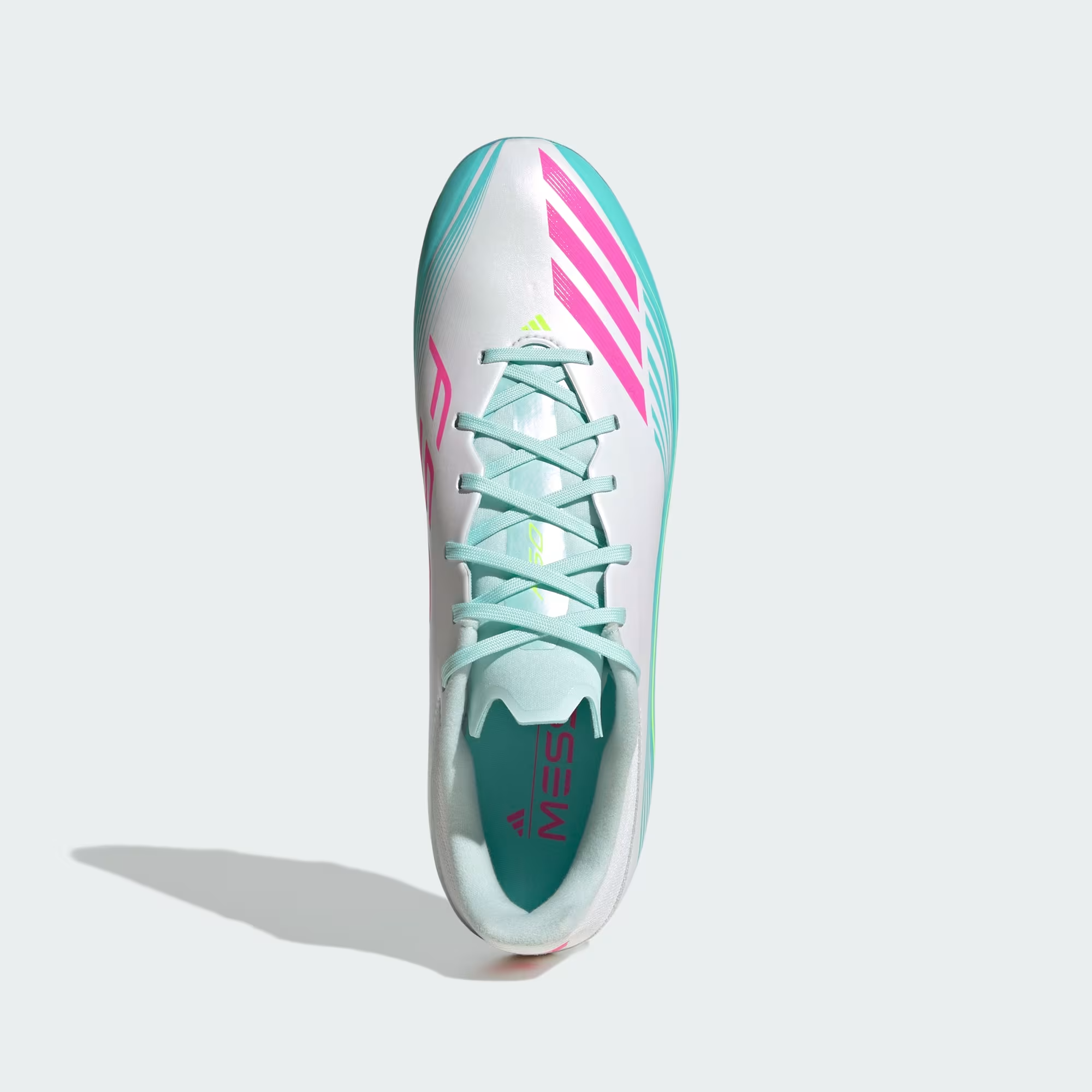 Alternative view of Giày adidas F50 League FG/MG Messi ‘Flash Aqua’ JQ0954