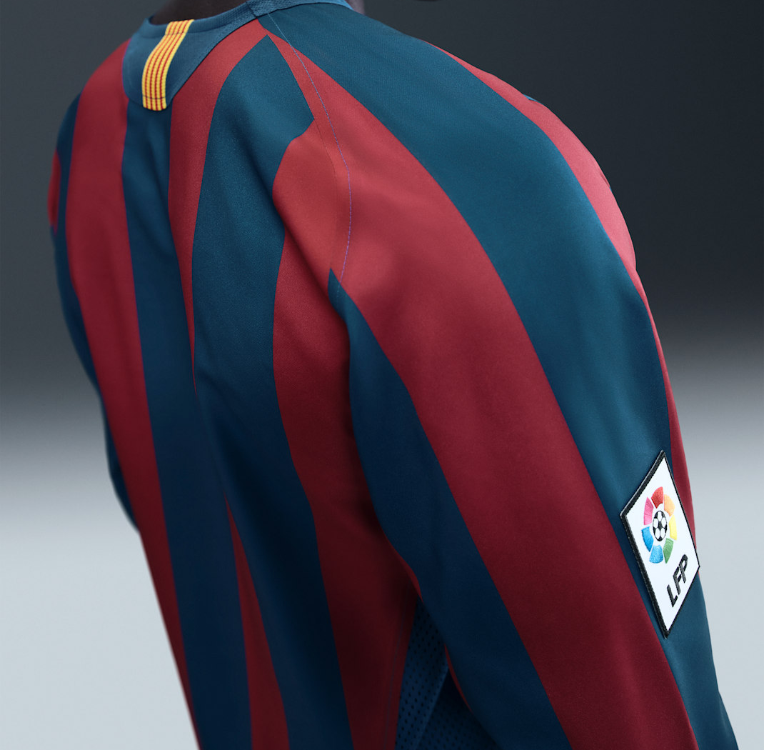 Alternative view of Áo Nike FC Barcelona 2005/06 ‘Gym Blue’ HQ1461-471