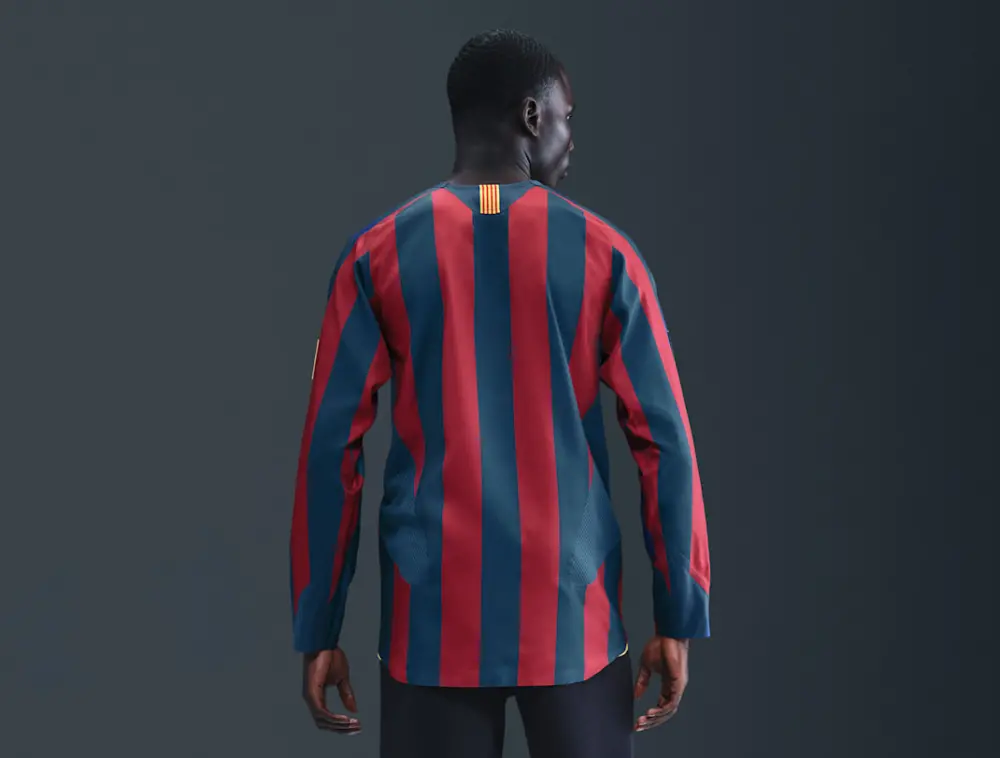 Áo Nike FC Barcelona 2005/06 ‘Gym Blue’ HQ1461-471 - Ảnh 4