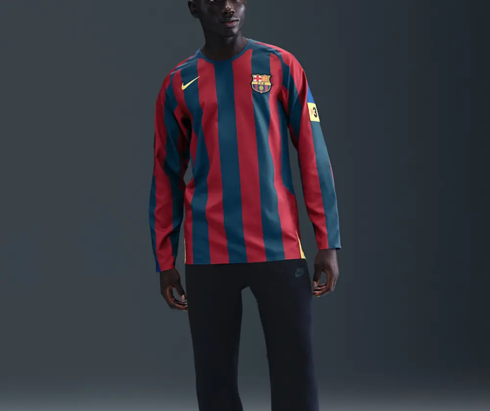 Áo Nike FC Barcelona 2005/06 ‘Gym Blue’ HQ1461-471 - Ảnh 5