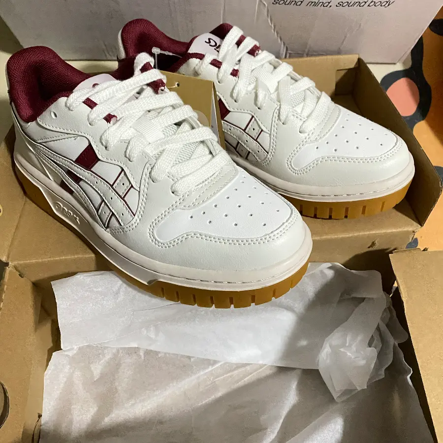 Giày Asics Court MZ 2.0 ‘White Red’ 1203A405-103 - Ảnh 5