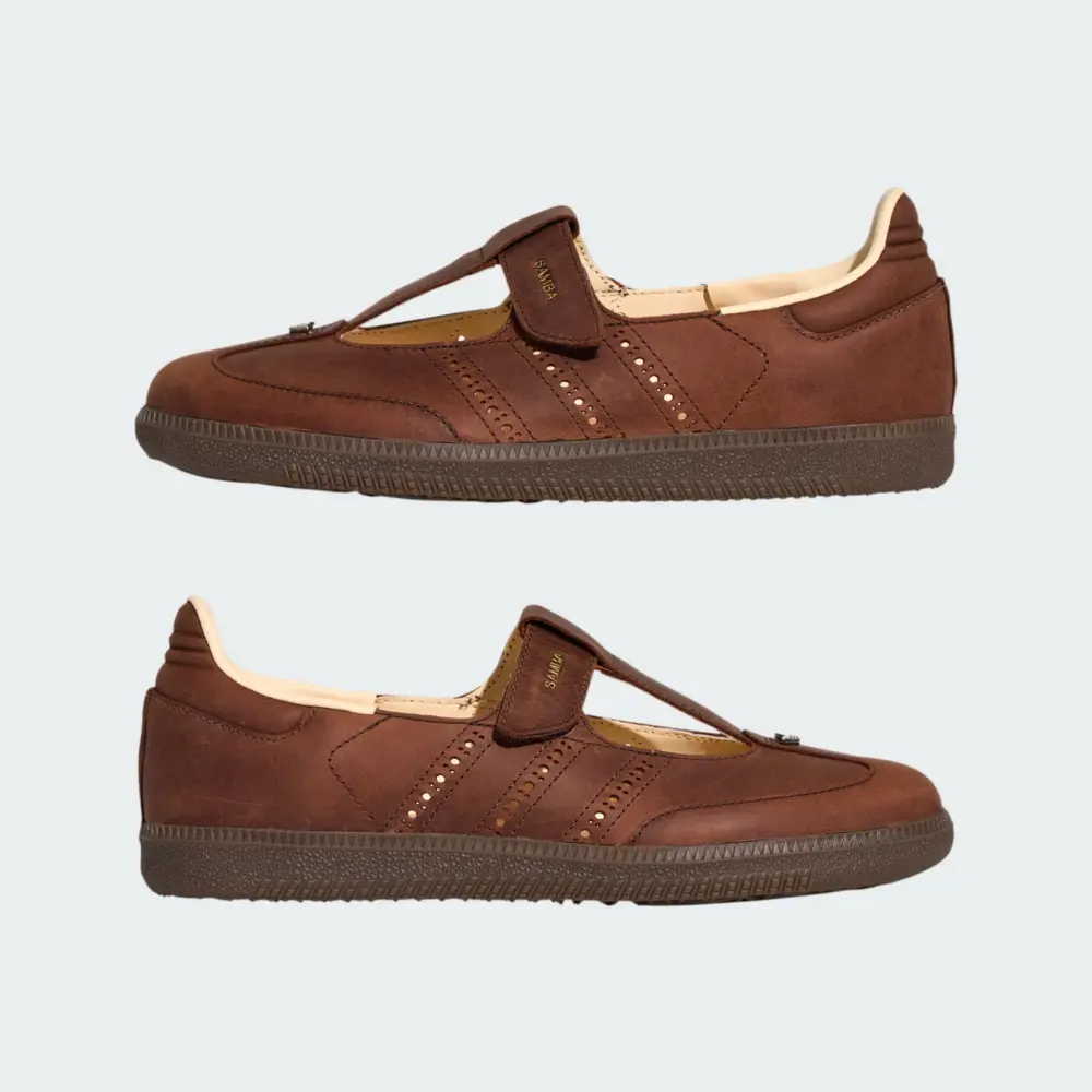 Giày Adidas Samba Mary Jane ‘Brown Beige’ HP7130 - Ảnh 5