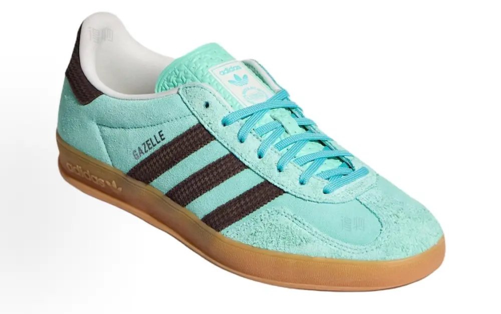 Giày Adidas Originals Gazelle Indoor ‘Green Brown’ KZ6952 - Ảnh 4