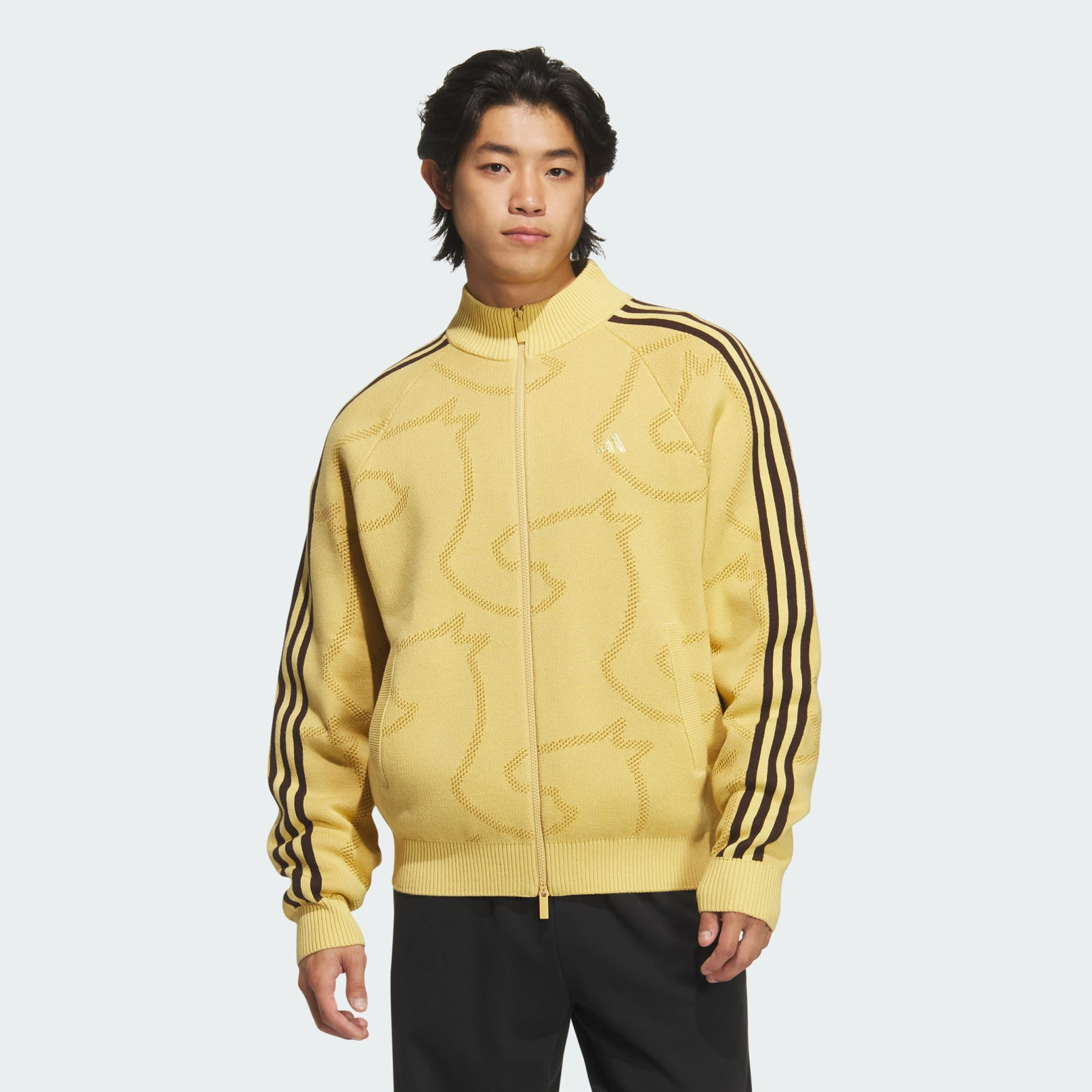 Alternative view of Áo Adidas CNY 3 Stripes Track Top 'Oat' KE4061