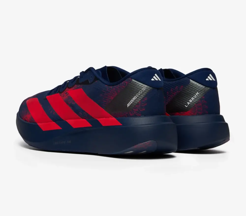 Alternative view of Giày Adidas Adizero Evo SL ‘Dark Blue Lucid Red’ KI9156