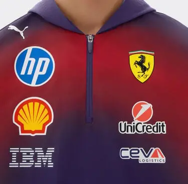Áo Puma Replica Hoodie for Scuderia Ferrari 'Deep Plum' 713962-01 - Ảnh 4