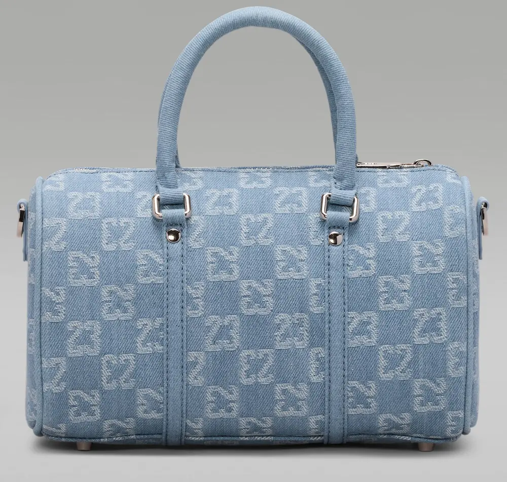 Túi Nike Air Jordan Monogram Duffle Bag ‘Light Blue’ IZ8440-412 - Ảnh 3