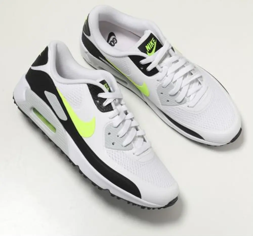 Giày Nike Air Max 90 Golf ‘White Hot Lime’ HV9305-103 - Ảnh 3