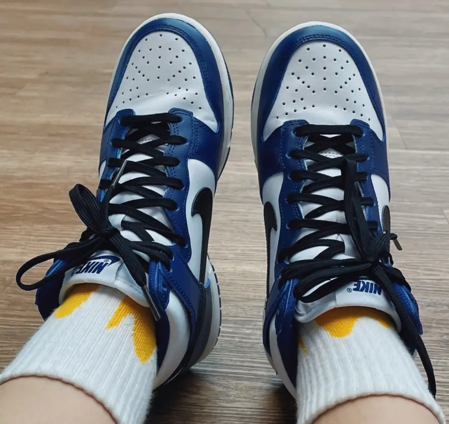 Giày Nike Dunk High ‘Deep Royal Blue’ DD1869-400 - Ảnh 6