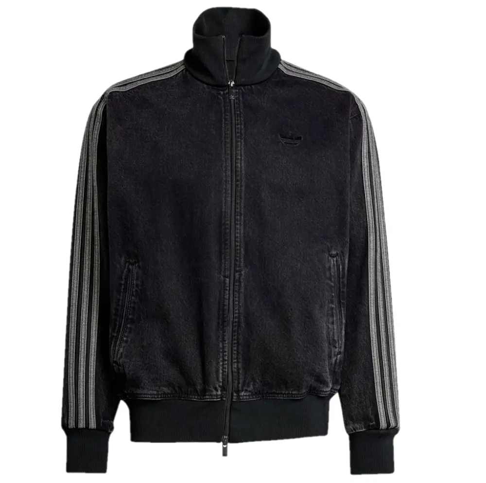 Áo adidas Track Top Denim Firebird Adicolor ‘Black’ JC6717