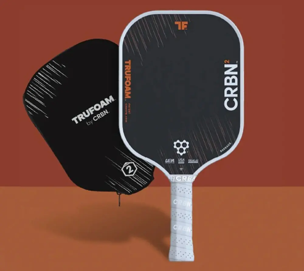 Vợt Pickleball CRBN 2 TruFoam Barrage Square 'Black' - Ảnh 3