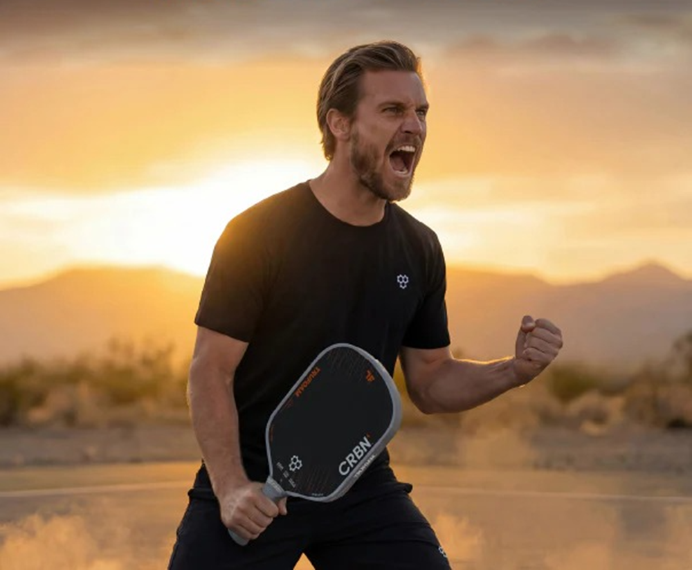 Alternative view of Vợt Pickleball CRBN 1 TruFoam Barrage Long Handle 'Black'