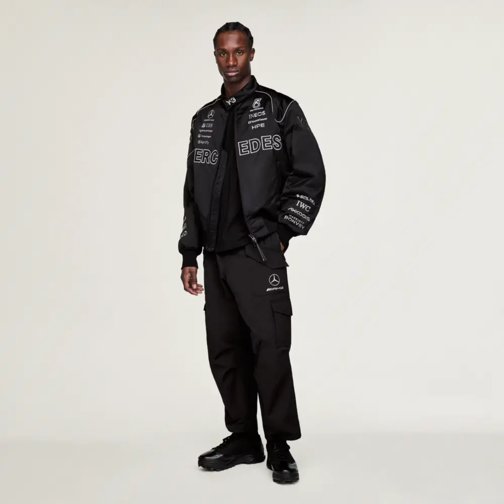 Áo adidas Y-3 F1 Team Jacket ‘Black’ KQ9843 - Ảnh 3
