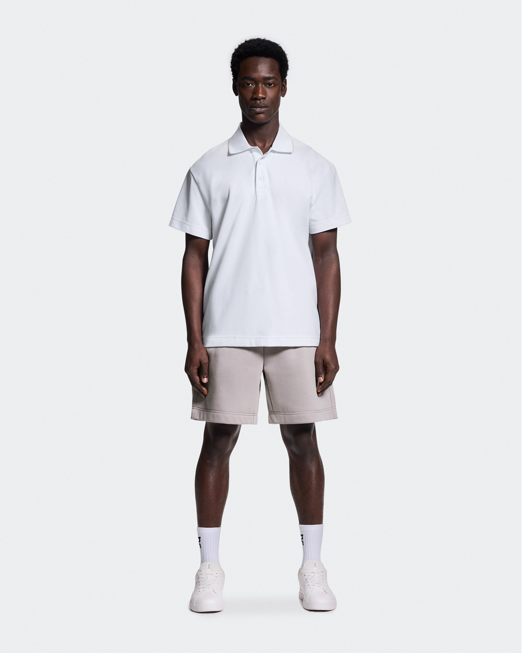 Alternative view of Áo On Courtside Polo 'White' 1MF30390248