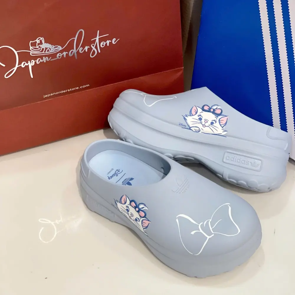 Dép Adidas Adifom x Disney Aristocats Stan Smith Mule ‘Focus Blue’ JR4245 - Ảnh 5