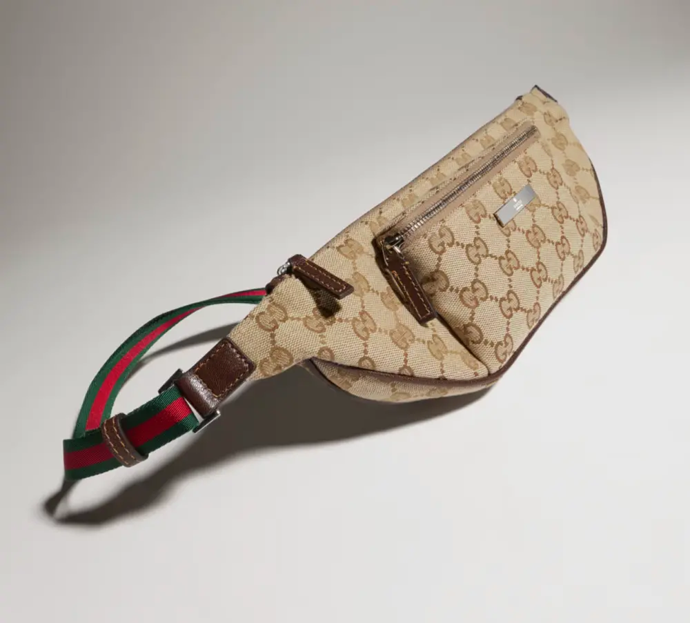 Túi Gucci Tag Small Belt Bag 'Sand' A00230-FAGBV-9653 - Ảnh 4