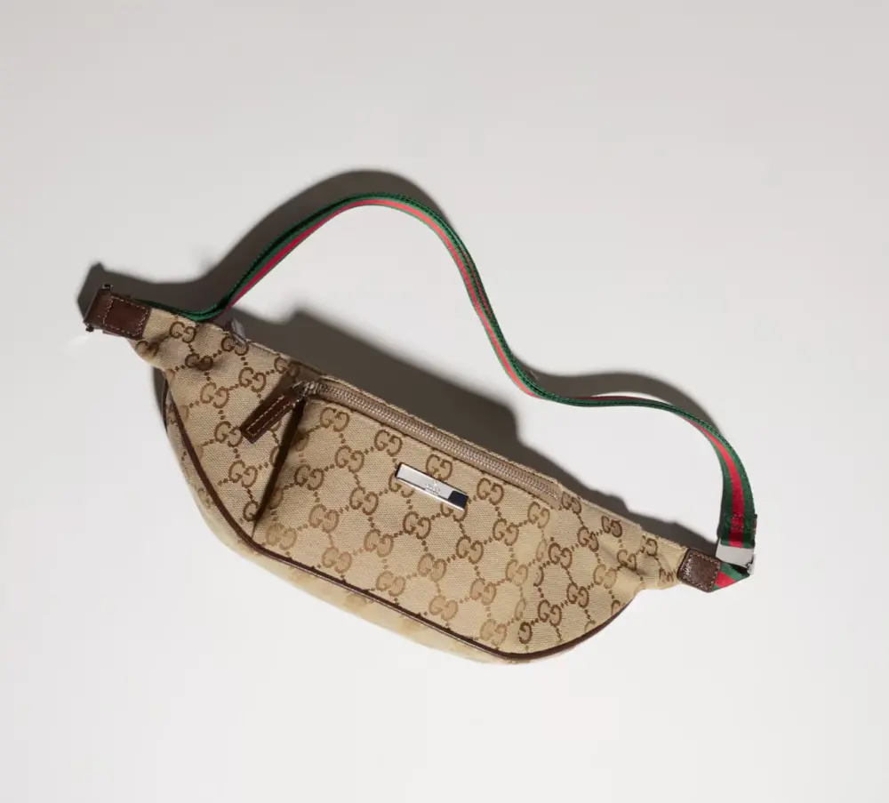 Túi Gucci Tag Small Belt Bag 'Sand' A00230-FAGBV-9653 - Ảnh 3