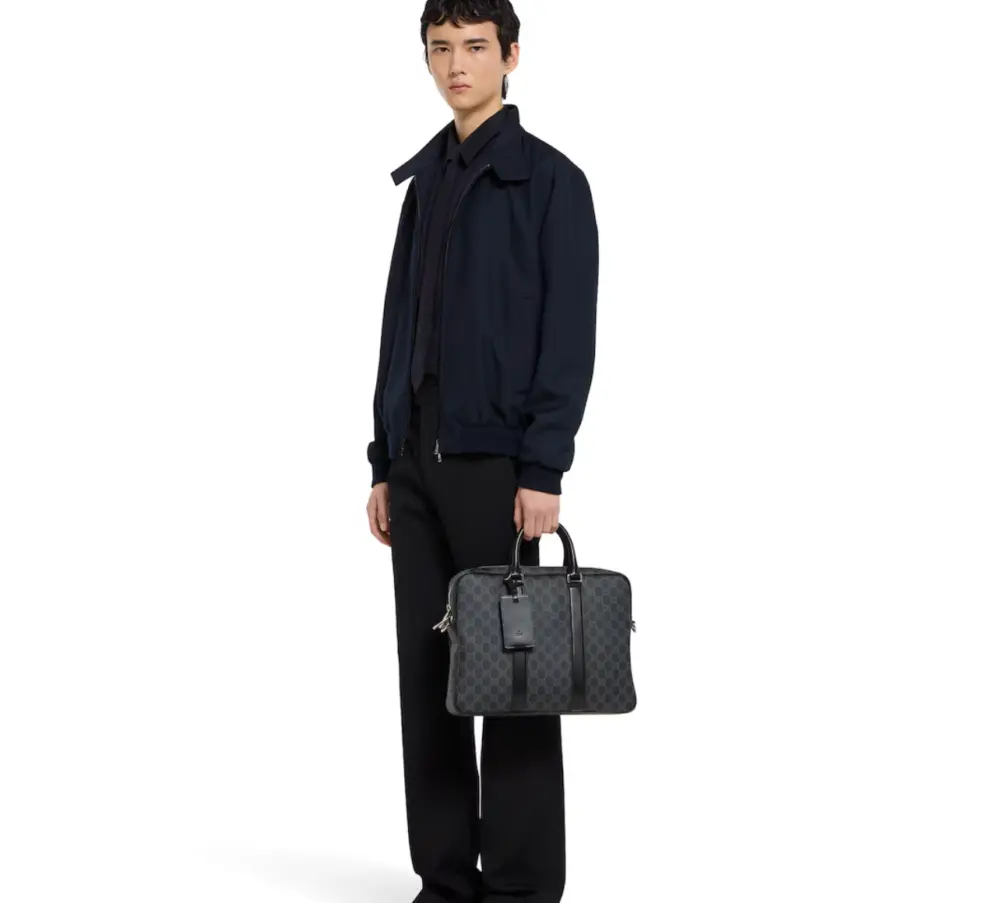 Túi Gucci Porter Large Briefcase 'Black' 860871-FAFSI-1053 - Ảnh 4