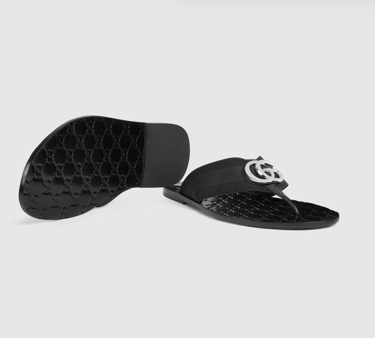 Alternative view of Dép Gucci Riviera Thong Sandal 'Black' 864139-HAAOZ-1000