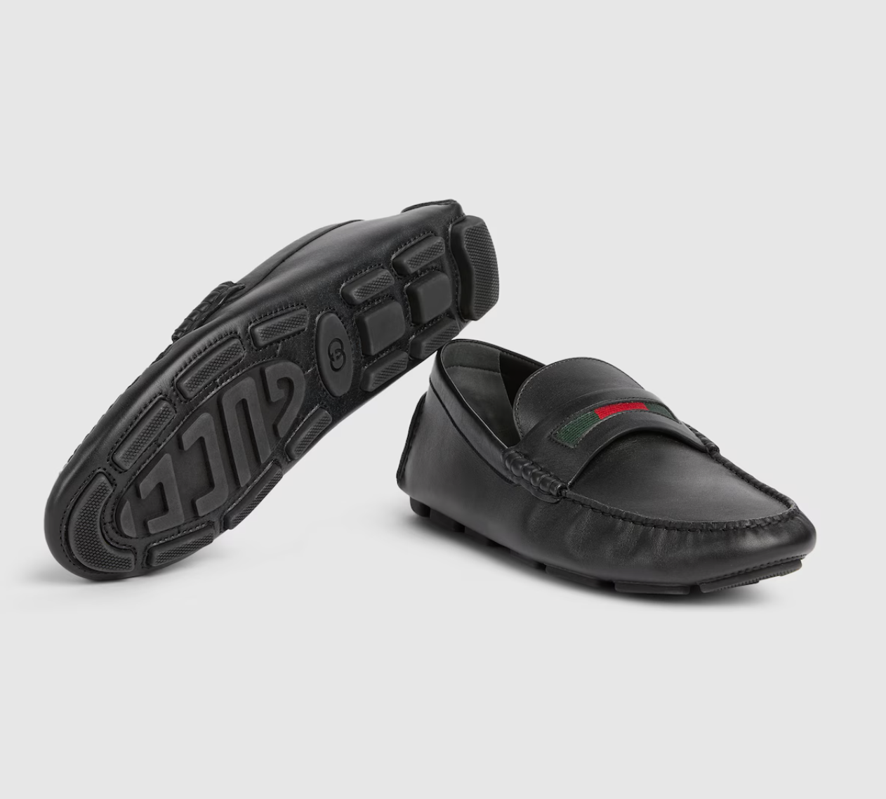 Alternative view of Giày Gucci Driver With Web Detail 'Black' 854080-AAFU2-1060