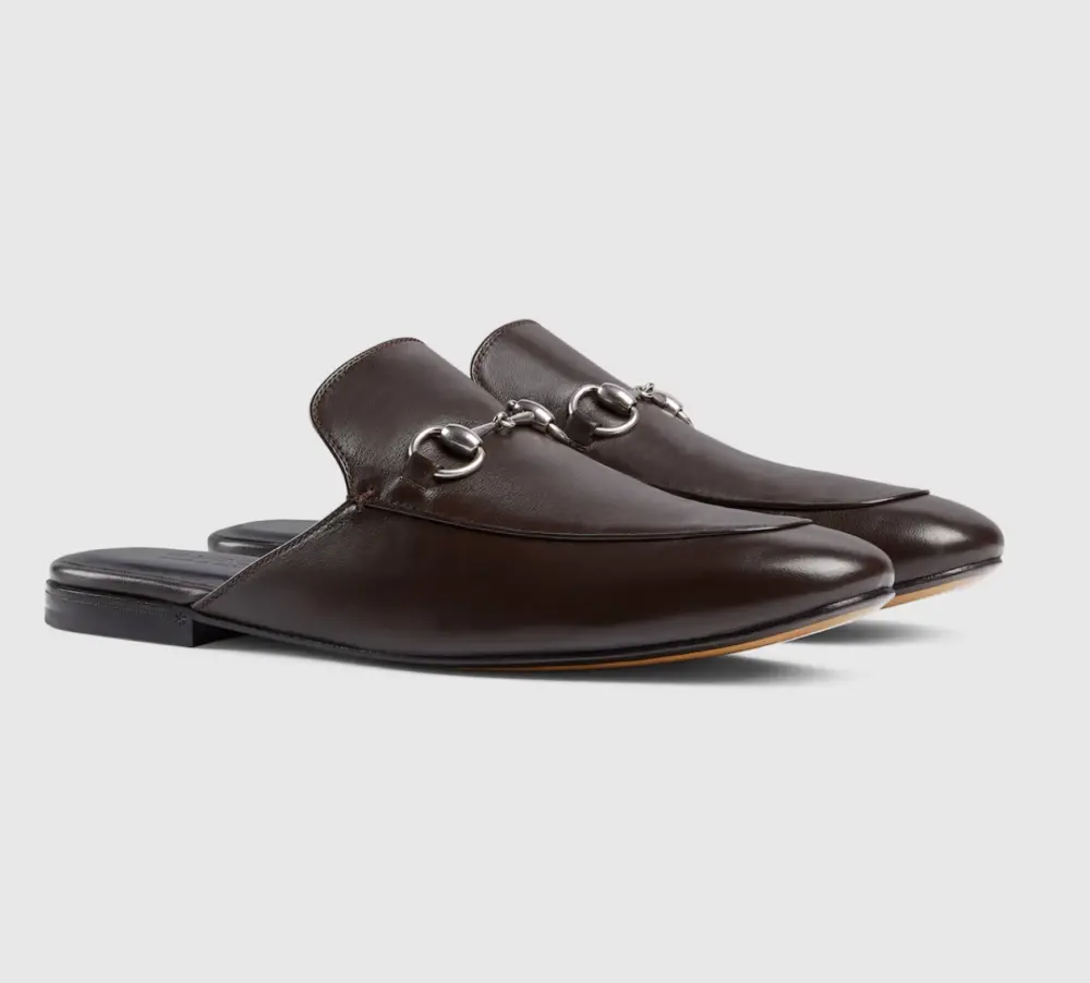 Giày Gucci Mule With Horsebit 'Brown' 853465-DLC00-2140 - Ảnh 4