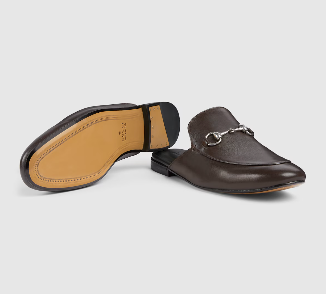 Alternative view of Giày Gucci Mule With Horsebit 'Brown' 853465-DLC00-2140