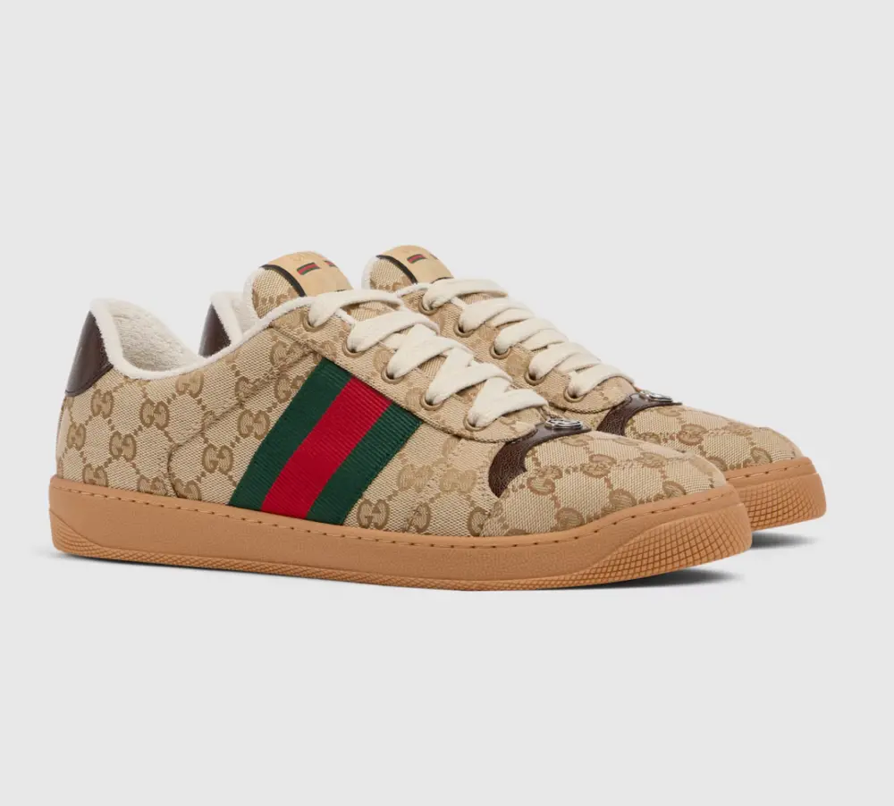 Giày Gucci Screener Sneaker 'Sand' 865046-FAFYV-9649 - Ảnh 5